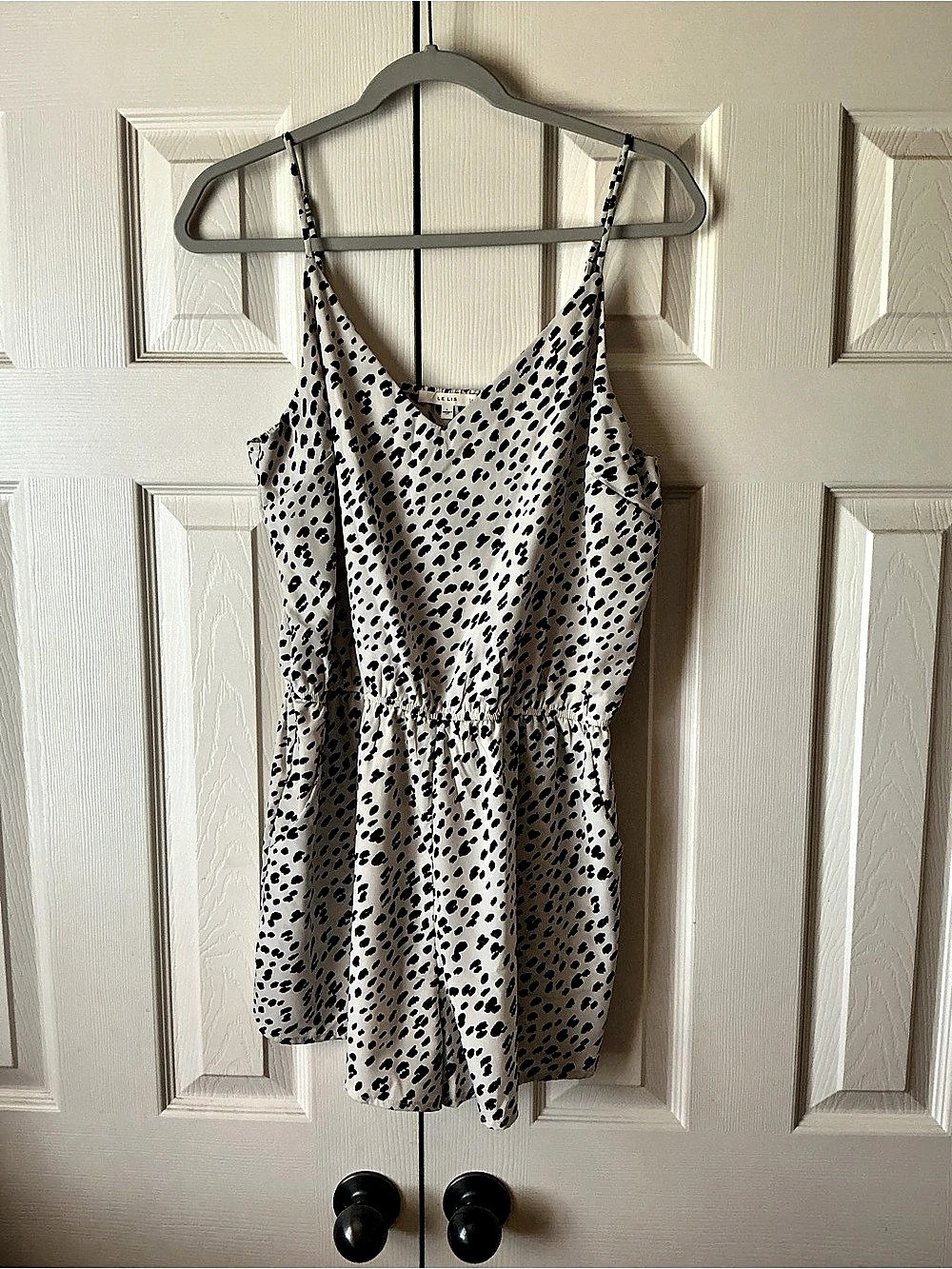 Le Lis Leopard Print Romper